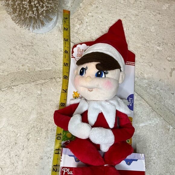 Elf on the Shelf 17" Plush Pals Doll Boy Brown Hair New in Box - Picture 3 of 5